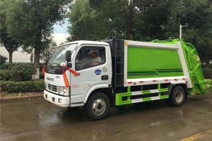  5 Cubic Trash Dump Truck 4x2 High Performance Side Loader Garbage Truck Manufactures