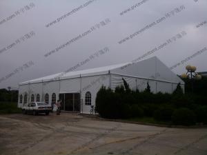  Customized Width Aluminum Frame and PVC White Cear Span Badmintion Tents for Outside Sport Events Manufactures
