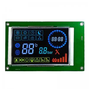 China 4.6 Inch VA COB Segment LCD Display Module 1/4 Duty 1/3 Bias 12:00 CLOCK on sale