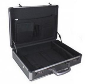 China 15 Inch Aluminum Laptop Case Office Travel Case With Locks Pockets on sale