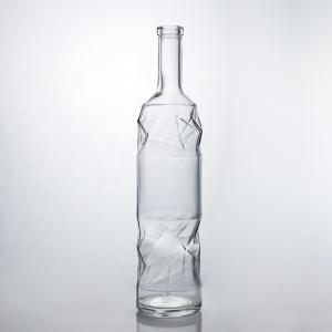  Clear Super Flint Glass Bottles 750ml for Gin Rum Whisky and Wine – Custom Design Manufactures