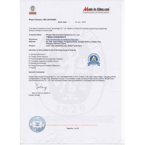 Ningbo Diya Industrial Equipment Co., Ltd. Certifications