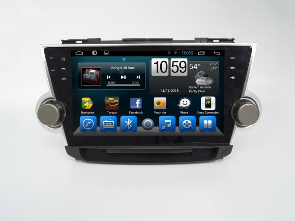 Quality 10.1 Inch Car Multimedia Navigation System With Double Din Touch Screen Android for sale