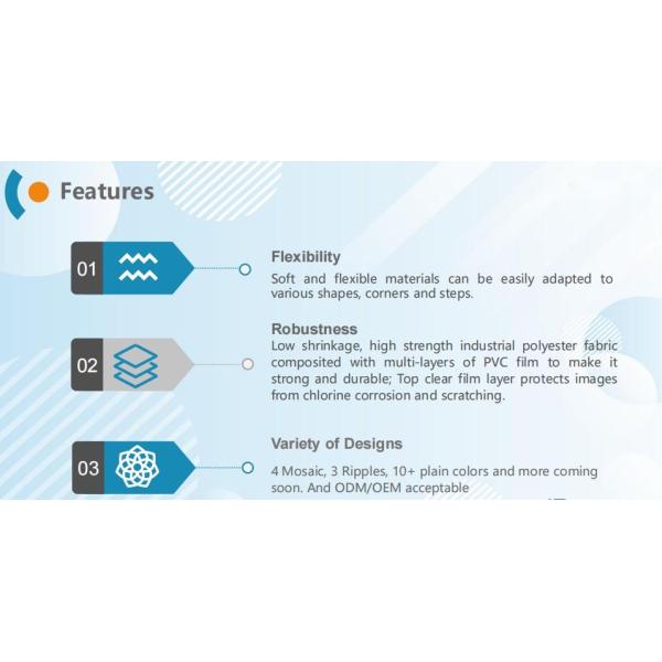 Mosaic Intex 16x32 Pool Liner 24 Ft Pool Liners Above Ground