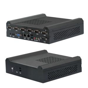 China Broadwell-U 5th Gen Intel® Core™ i3 i5 i7 dual core industrial mini PC 2 gigabit LAN 6 RS232 on sale