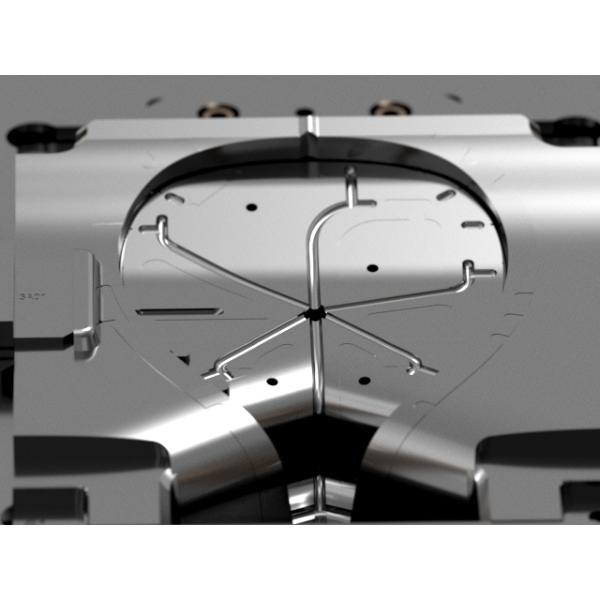 400mm Transparent Shell 1x1 Cold Runner Two Plate Mold No.19014-C