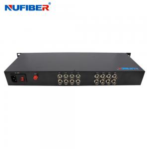 China HD 1080P CVI TVI AHD 2MP 16CH Fiber Video Converter 1310 / 1550nm 20km FC on sale