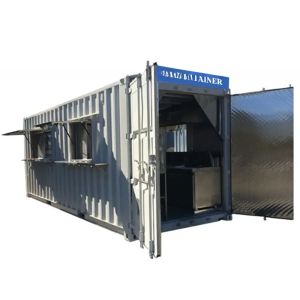  20ft Mobile Shipping Container Commercial Kitchen with Modern Design Style and Corten-A Customization Manufactures