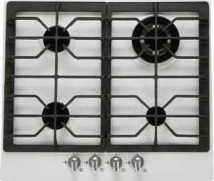  60cm white enameled built in gas hob Manufactures