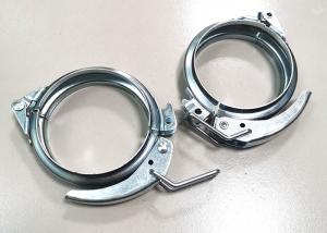  150mm Galvanized Steel Ducts Lever Hose Clamp Locking Ring Clamps High Strength Manufactures