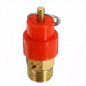 China Small Brass Safety Relief Valve 1/4 BSP 120PSI Pressure Release Regulator on sale