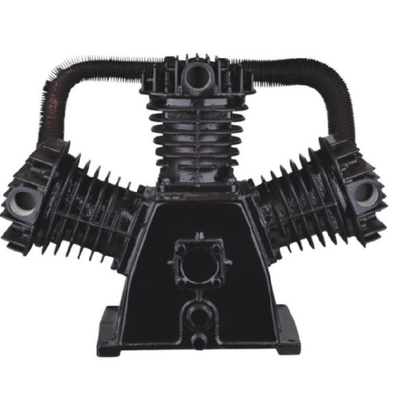 Oil Lubricated 3 HP Air Compressor Head with 125 PSI Maximum Pressure