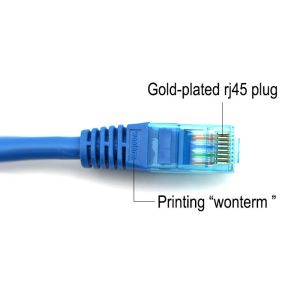  Polyethylene Cat5E Unshielded(UTP) Ethernet Patch Cord Electronics Copper Computer Networking Cable (1 Pcs-Package) PVC Manufactures
