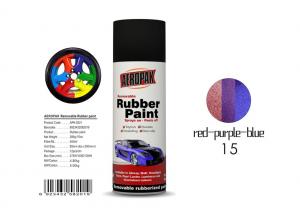 China  Air Dry Removable Rubber Spray Paint With Chameleon Red - Purple - Blue Color on sale