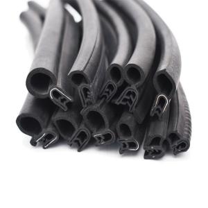  Water Resistant Clip on U Profile Rubber Seal Foam Bulb Glass Edge Trim for Car Door Manufactures