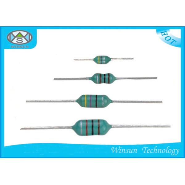 Green LGA Color Code Fixed Inductor Small Size 0204 - 0510 With Epoxy Resin Coating