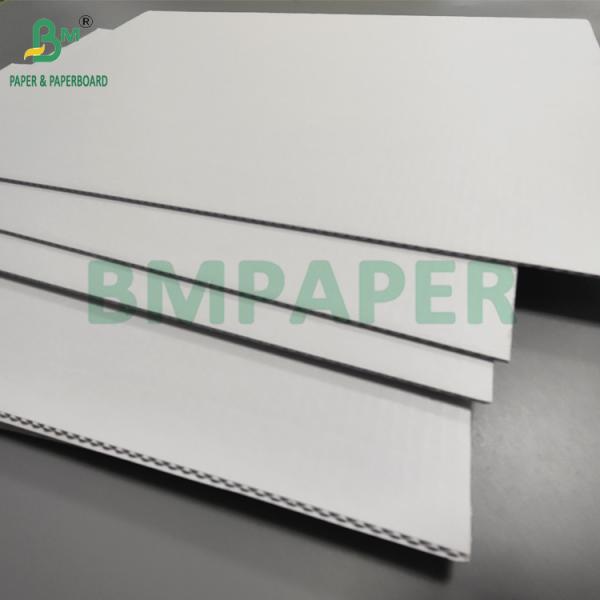 White 3 Layer Corrugated Paper For Perfume Box Liners E F Flute 70 x 100cm