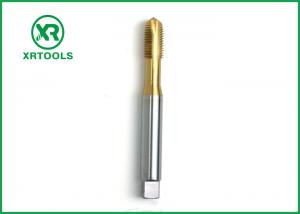 China Threading Machine HSS Machine Taps M2.5 * 0.45 Size Silver Gold Color spiral point taps on sale