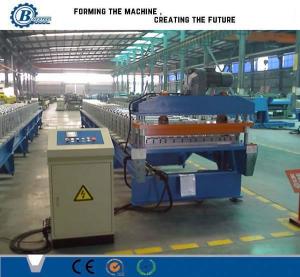  Solid Steel Roof Sheet Metal Rolling Forming Machine With Anti - Rust Roller Manufactures