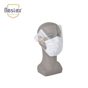 2.5cm Width Disposable Face Mask With Eye Shield