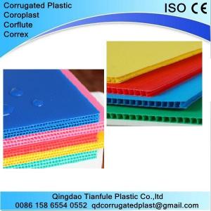 China Waterproofing Polypropylene PP Plastic Corrugated Board on sale