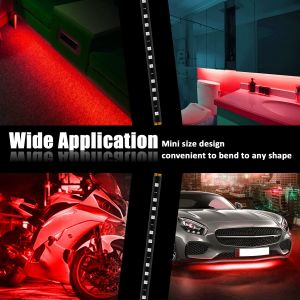 12V strip light Underglow Kit for Car, RGB-IC Under Car Lights with Dream Color
