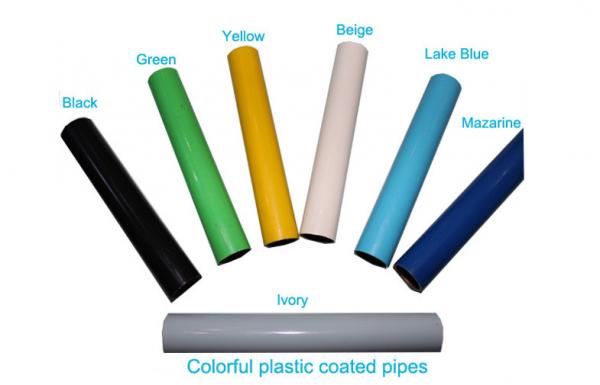 Quality Flexible Plastic Coated Steel Pipe In Industrial , Large Diameter Welded Steel Pipe for sale