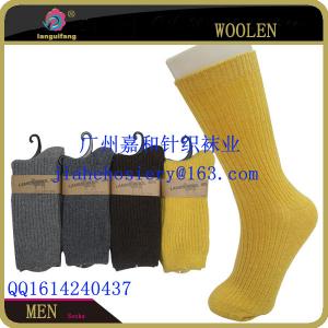 China Wholesale Custom Business Black wool Mens Socks High Quality on sale
