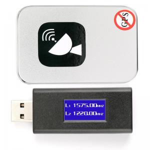 China 200-300sqm Mini USB GPS Blocker , LCD Screen GPS Signal Jammer on sale