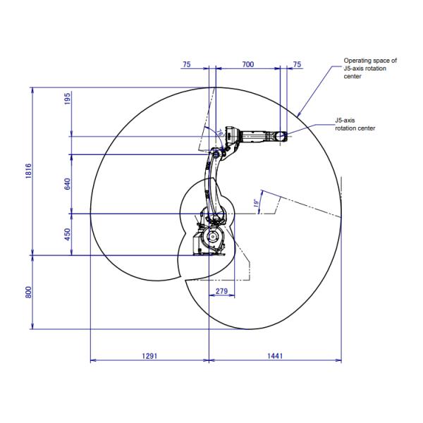 Fast Compact Used Palletizing Robot With 12KG Payload For Engine Assembly