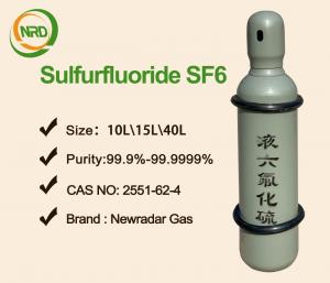  50 kg of 99.999% pure SF6 gas is filled in a 40 liter cylinder Manufactures