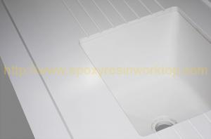  12mm Monolithic corner countertop wiht matte surface for pharma companies Manufactures