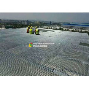 Buy cheap Hot Dipped Galvanized Serrated Grating 3' × 20' Size Bright Surface For Stairs from wholesalers
