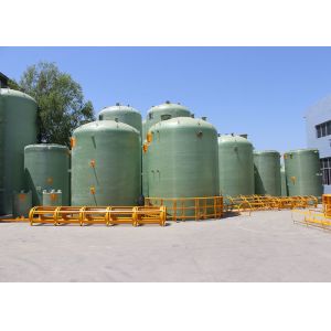 Cross Wound Vertical Round Storage Tank GRP 3000 Gallon For Softened Water