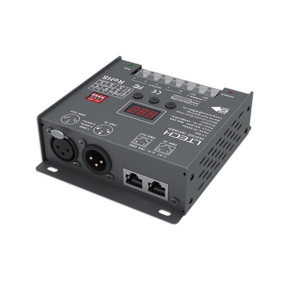 Quality 550g LED DMX Decoder , 4 Channel Dmx Decoder RDM Remote Management Protocol for sale