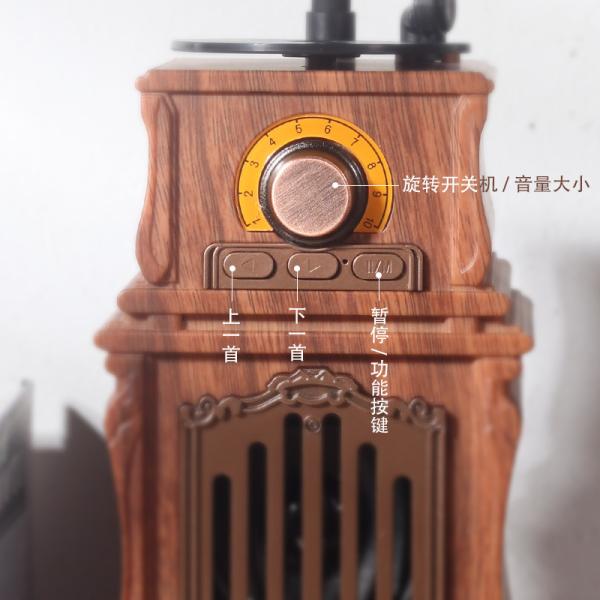 USB/TF Slot Am Radio for FM/MW/SW 3 Band Listening Experience and Coverage