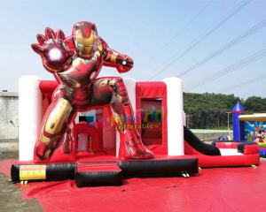 China OEM Iron Man Ultimate Combo Inflatable Bounce House 5Lx4Wx3.5H Meter on sale