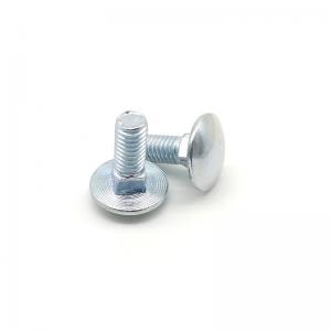  ASME B18 5 Zinc Plated Bolts And Nuts Grade 2 Carriage Coach Bolt Round Head Square Neck Manufactures