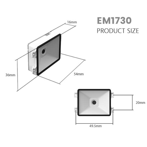 A1 EM1730 Embedded 1D 2D Ticket OEM QR Code Scanning Robot Reader Barcode Scanner Module for Kiosk Machine
