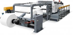 China High Speed Two Rolls Paper Sheet Cutter Machine Servo Precision Paper Cutter Machine on sale