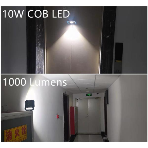 10W Type - C Rechargeable Work Led Light Mini Size Impact Resistance