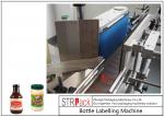 Vertical Self Adhesive Round Bottle Labeling Machine With PLC Control 120 BPM