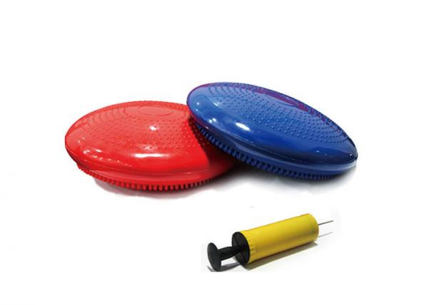Quality Round Balance Disc Cushion Pad Air Stability Cushion With Hand Pump Pack 2 for sale