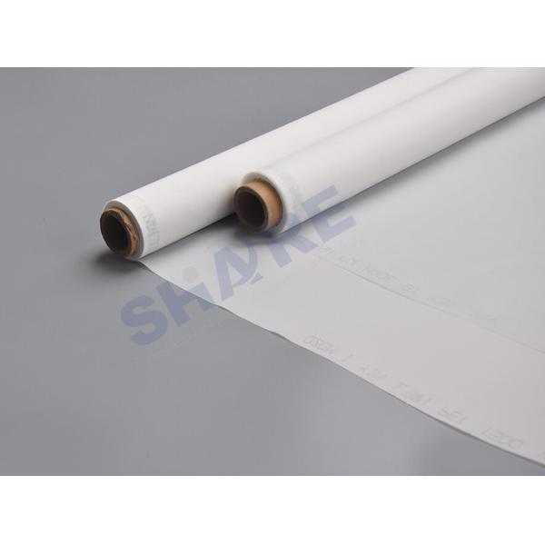  120T 300 Mesh Polyester Printing Mesh White Yellow 165cm Width Manufactures