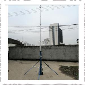 China 20m Height Portable Aluminum Antenna Telescopic Mast on sale