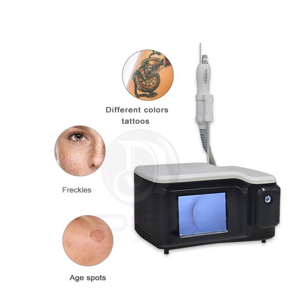 Portable Pico Second Laser Tatoo Remover Q Switched Nd Yag Picosecond Tattoo Removal Machine