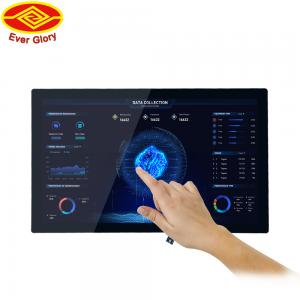 China 18.5 Inch Flat Touch Screen Monitor Ik 7 Anti Interference For Industrial on sale