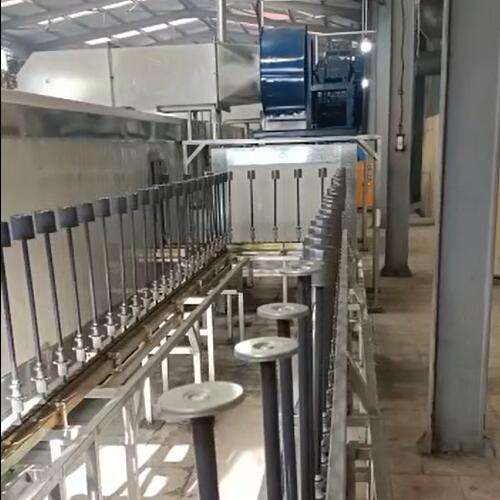 Room Structures Floor Rail Coating Line Custom For Consistent Coating
