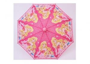 China Auto Girls Kids Pink Umbrella 8mm Metal Shaft Lenght 70cm With Plastic Cup on sale