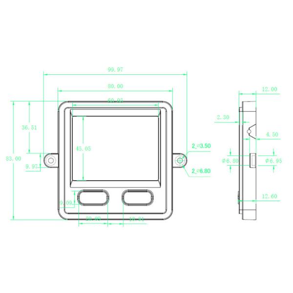 Abs Trackball Pointing Device , Industrial Touch Screen Mouse For Self Service Terminal